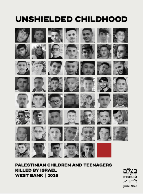 Unshielded Childhood (B’Tselem)